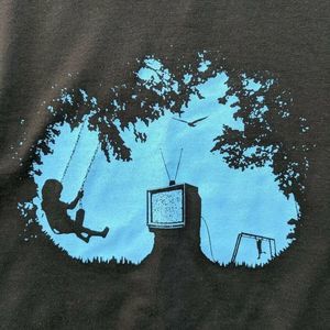 Threadless Vintage 2007 "GET SOME FRESH AIR" Tee